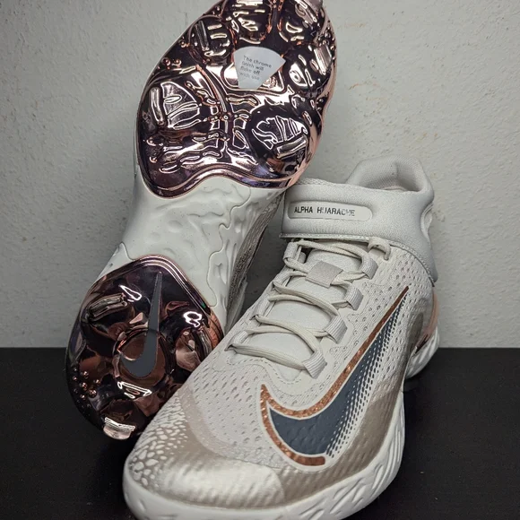 Mens Sizes Nike Alpha Huarache Elite 4 Mid Jackie Robinson Day Baseball Cleats NWB Men 10 Nike Alpha Huarache Elite 4 #42 Jackie Robinson  main image 4